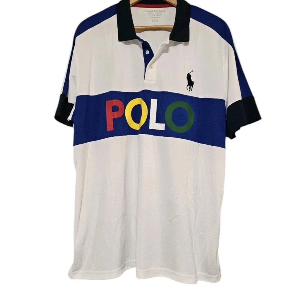 Ralph Lauren Polo Sport Performance Tech Shirt Big Pony Mens XL‎ Preppy